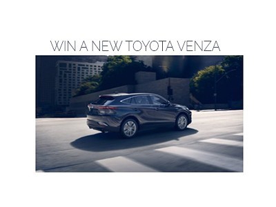 Charleston Wine + Food Toyota Venza Sweepstakes