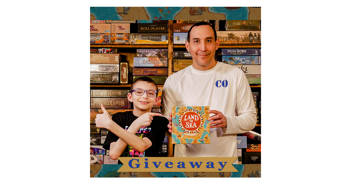 Land vs Sea Board Game Instagram Giveaway