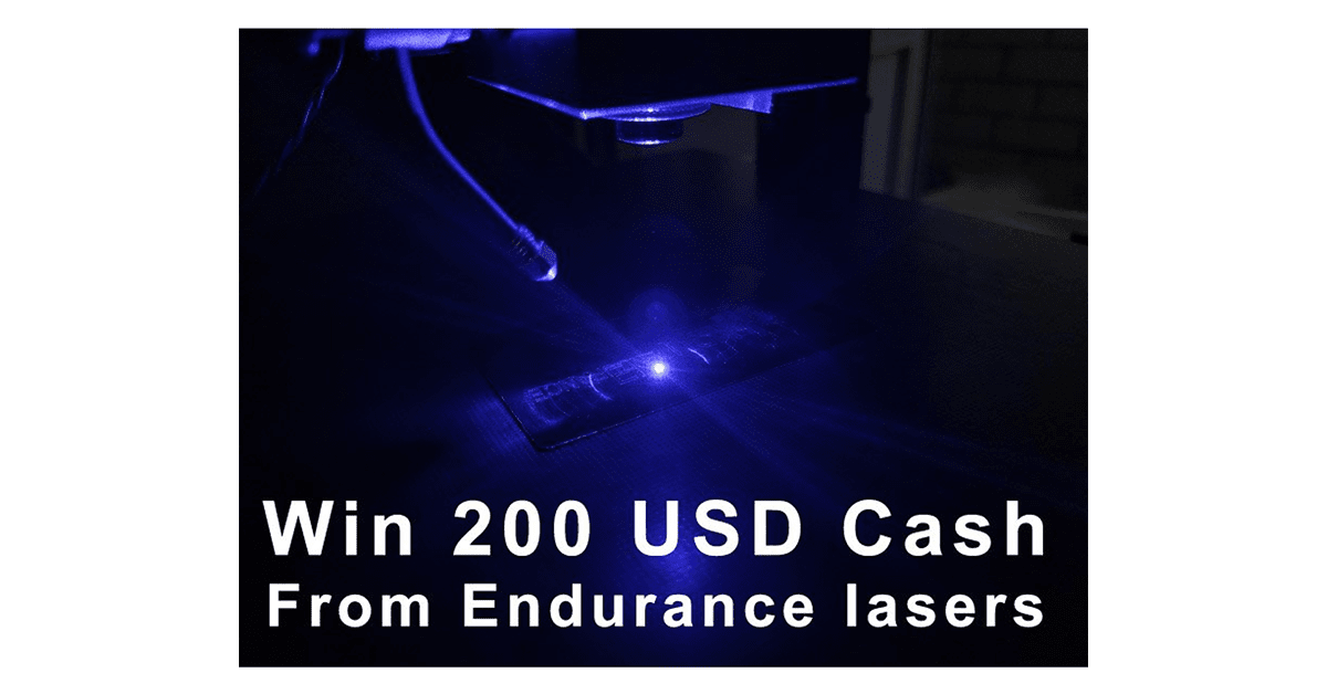 Endurance Lasers $200 PayPal Cash Giveaway