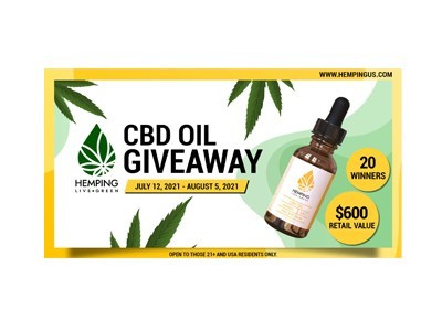 Full Spectrum CBD oil 500mg Giveaway