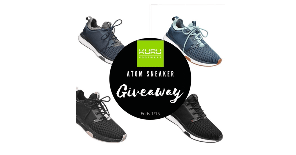 KURU Footwear ATOM Sneaker Giveaway