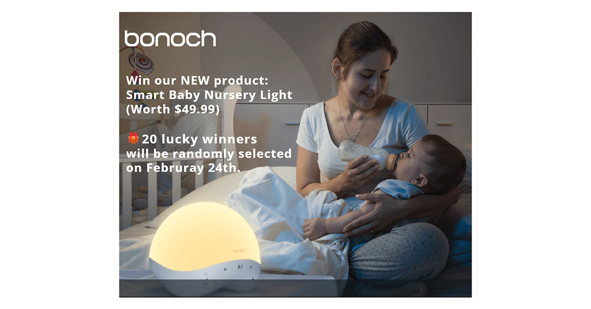 Bonoch Smart Baby Nursery Light Giveaway