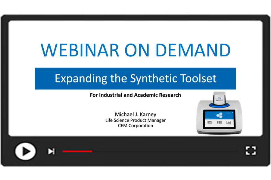 CEM Webinar On Demand - Expanding the Synthetic Toolset