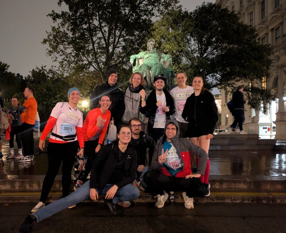 Bild: das VRVis-Laufteam