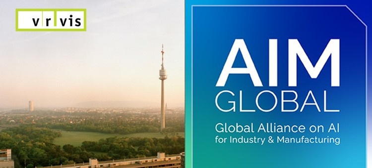Bild: Aussicht vom Ares-Tower und das AIM-Global-Logo.