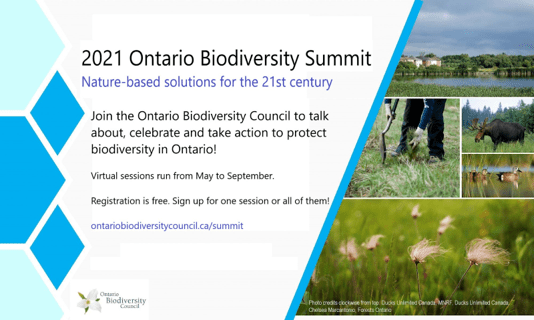 ad for Ontario Biodiversity Summit