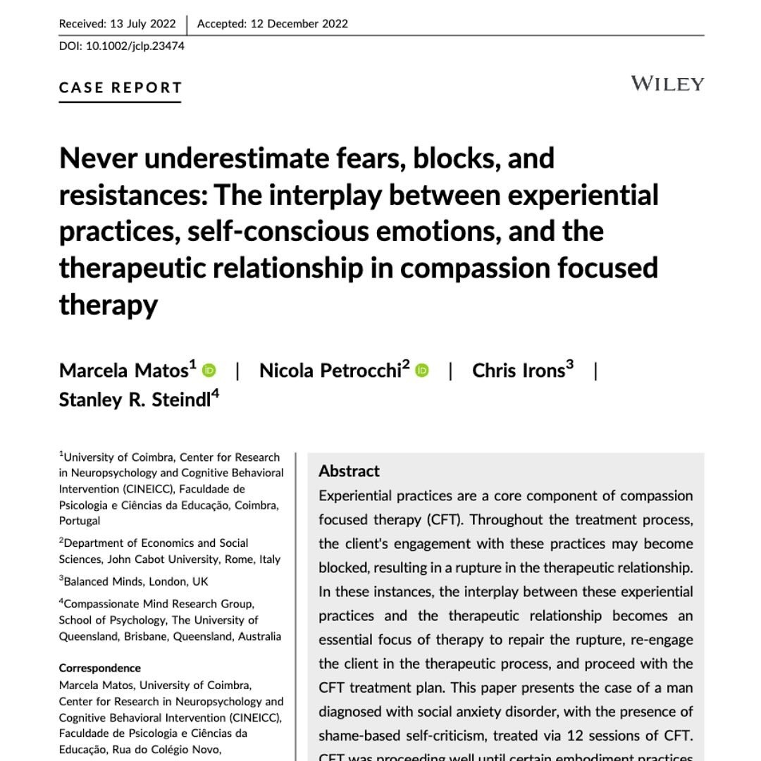 Fears, blocks, and resistances