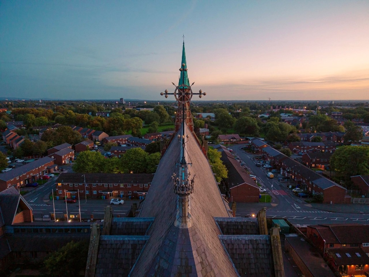 The Monastery Manchester - an arial shot by Cal DDw